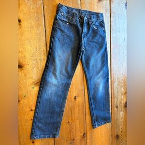 Kids Dark Wash Straight Leg Jeans Size 10 Everyday Denim
